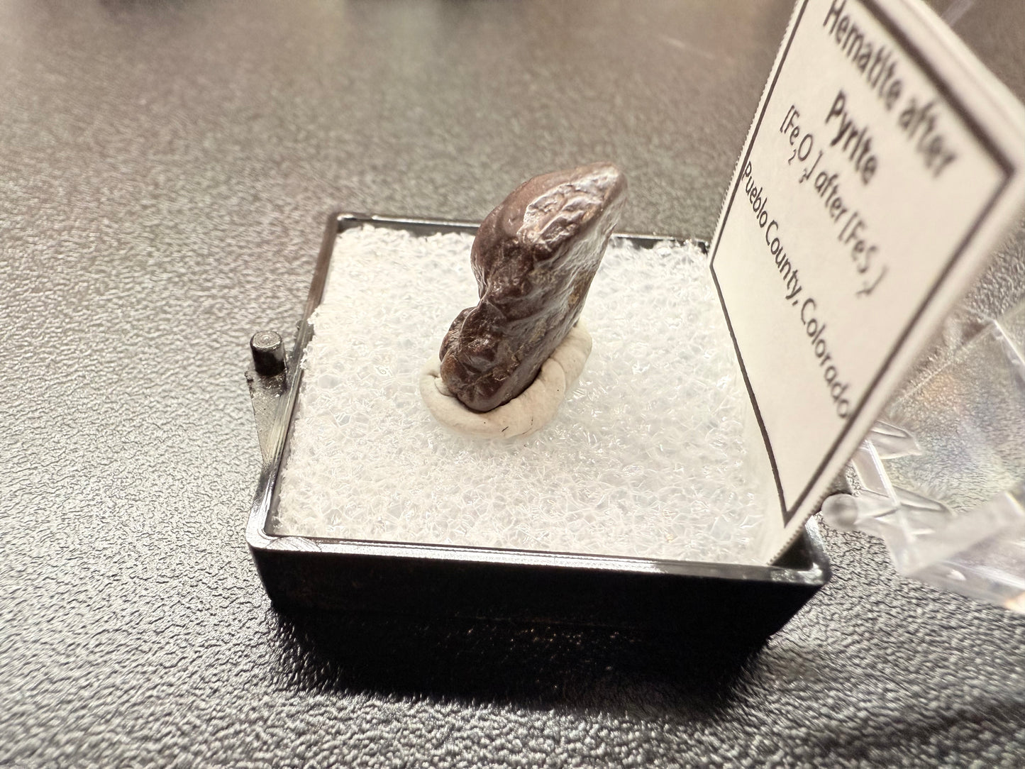 Hematite (after Pyrite) Specimen