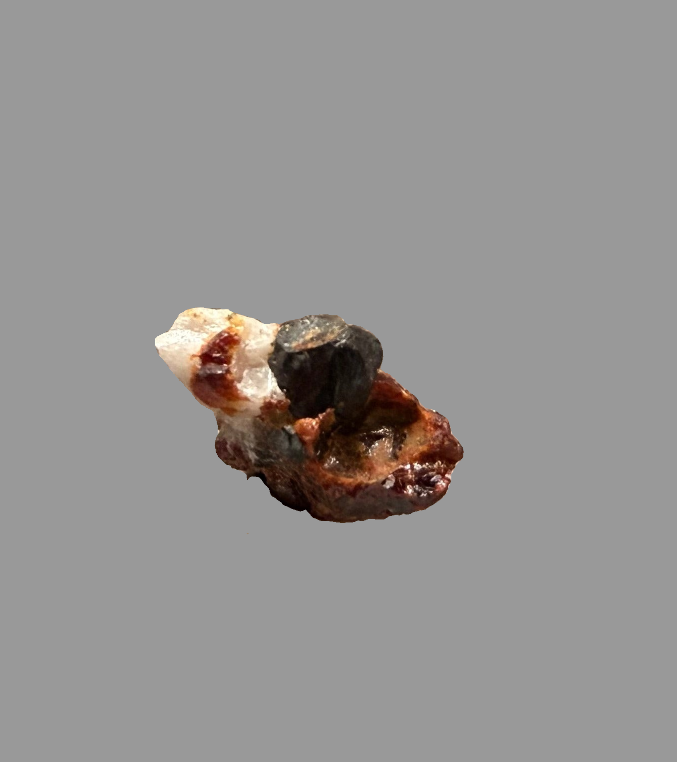 Franklinite on Zincite Specimen