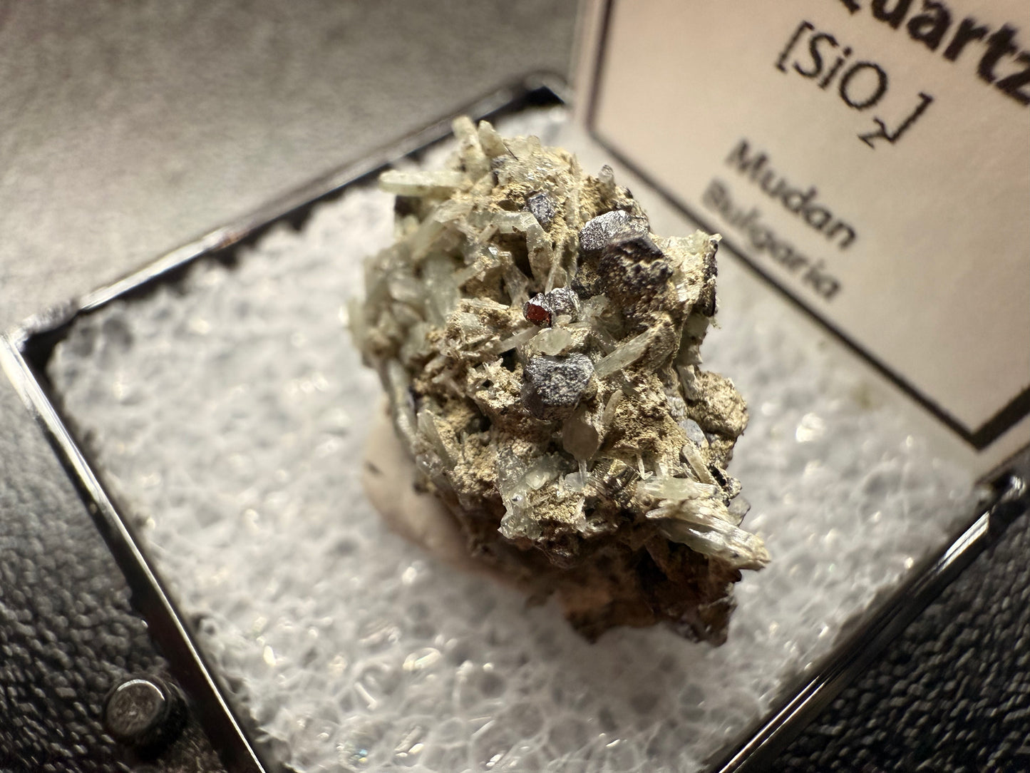 Galena w. Quartz Specimen