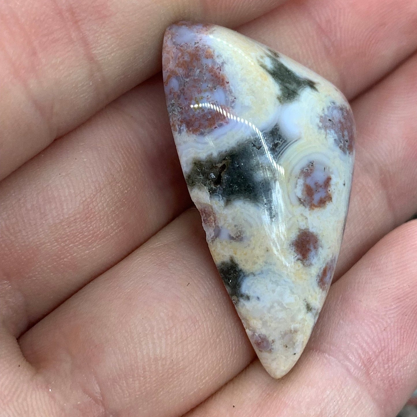 Ocean Jasper Cabochon - 43 carats (38.1 mm x 23.7 mm) - Earth & Hammer