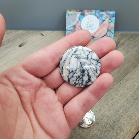 Pinolith Cabochon - 71.0 carats (38 mm)