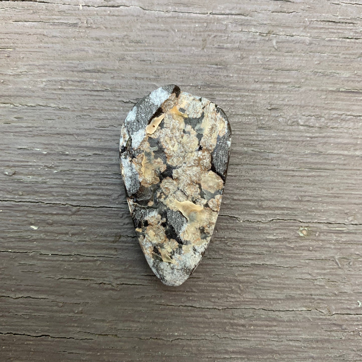 Snowflake Obsidian Cabochon - 35.4 carats (38.1 mm x 21 mm)