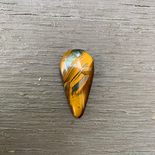 Tiger's Eye Cabochon - 26 carats (31.0 mm x 15.5 mm)