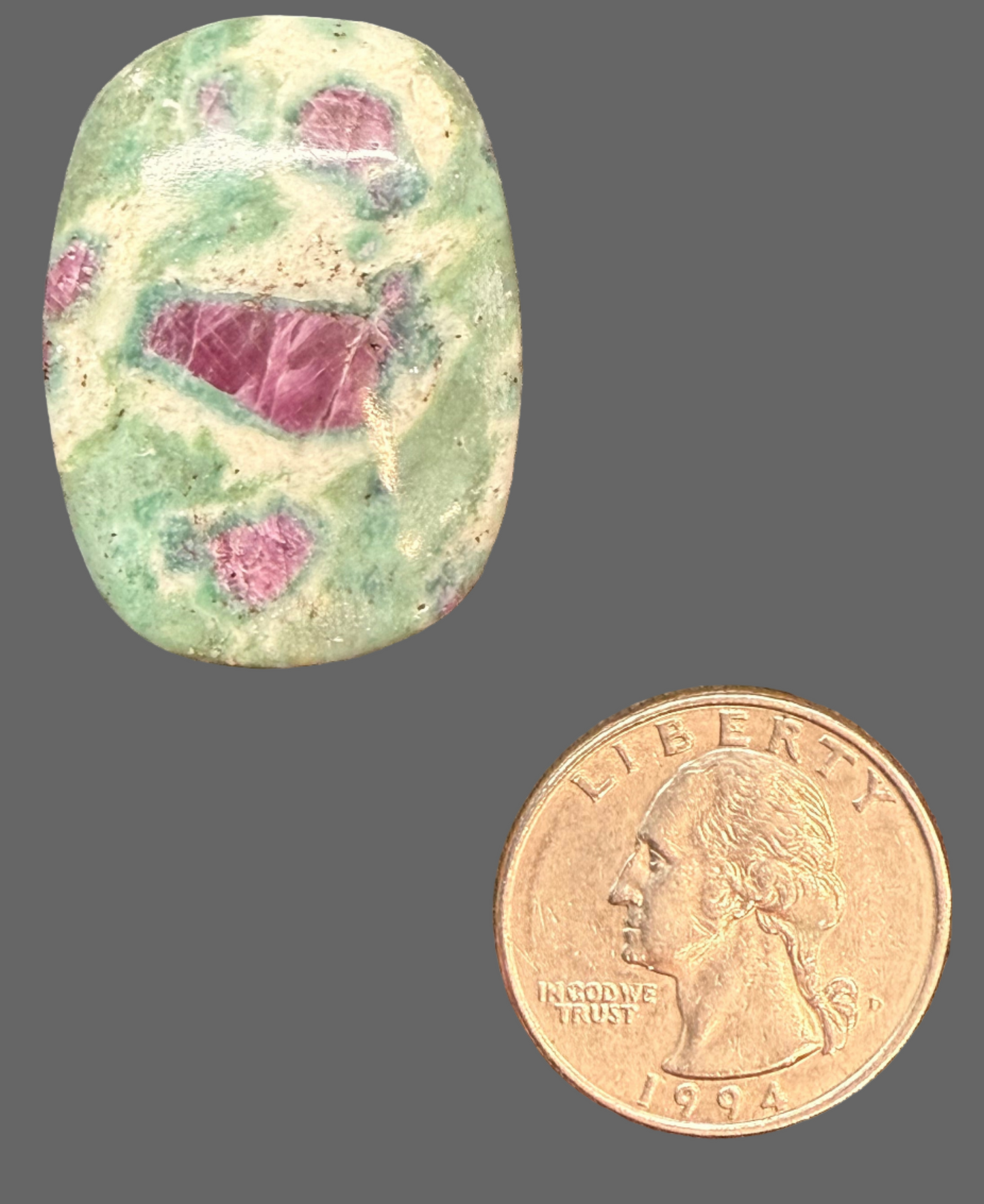 Natural Ruby in Fuschite Cabochochon A - 46.72cts