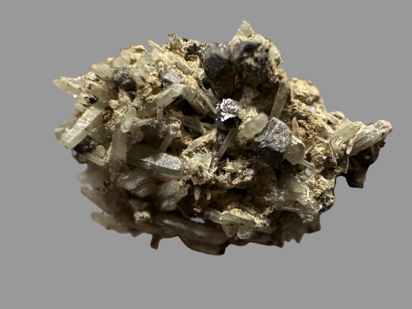 Galena w. Quartz Specimen