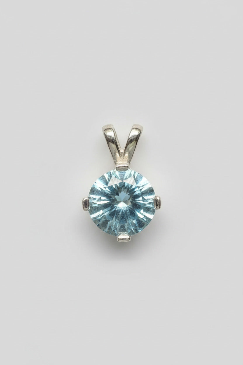 Custom Topaz Pendant