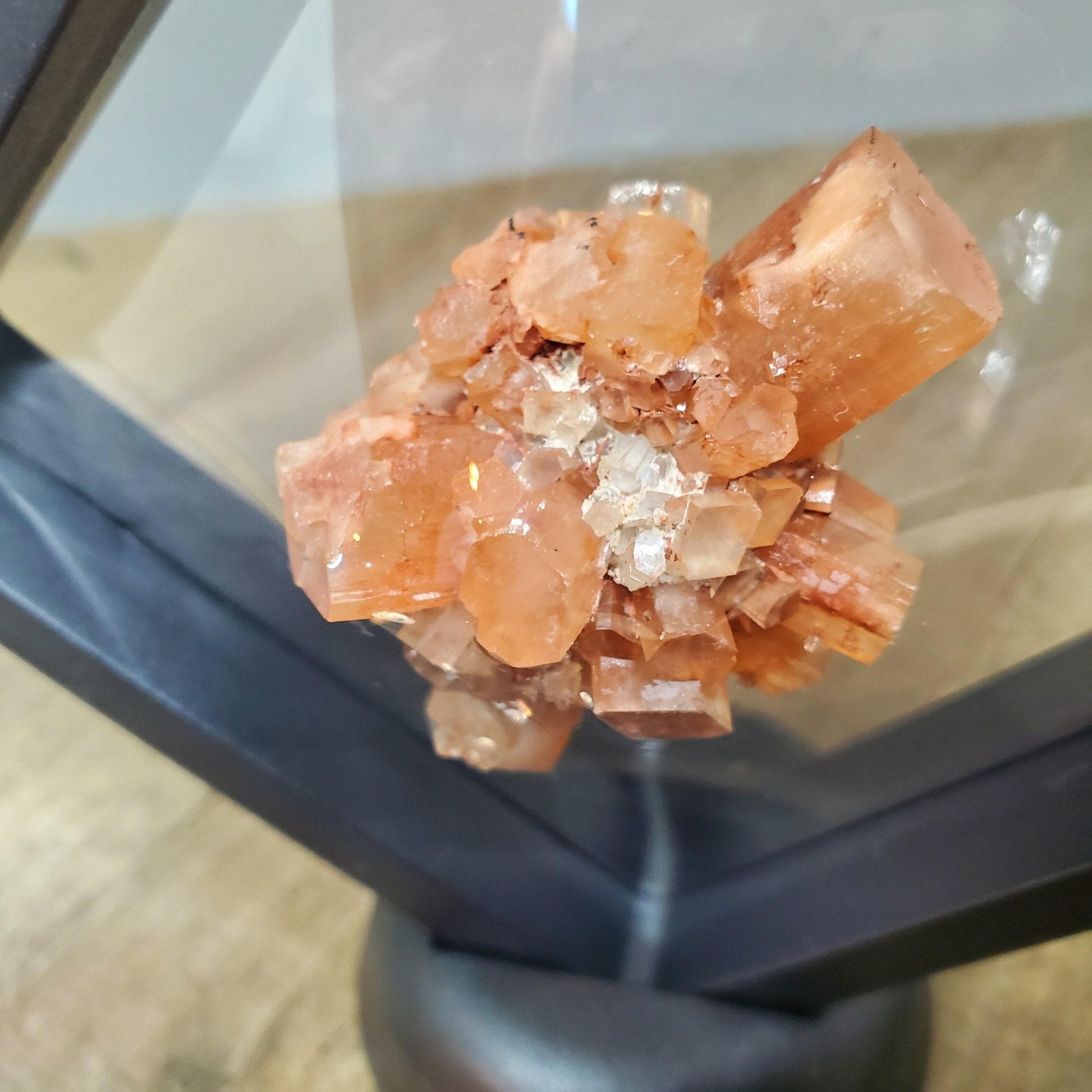 Aragonite Specimen Floating Display - Earth & Hammer