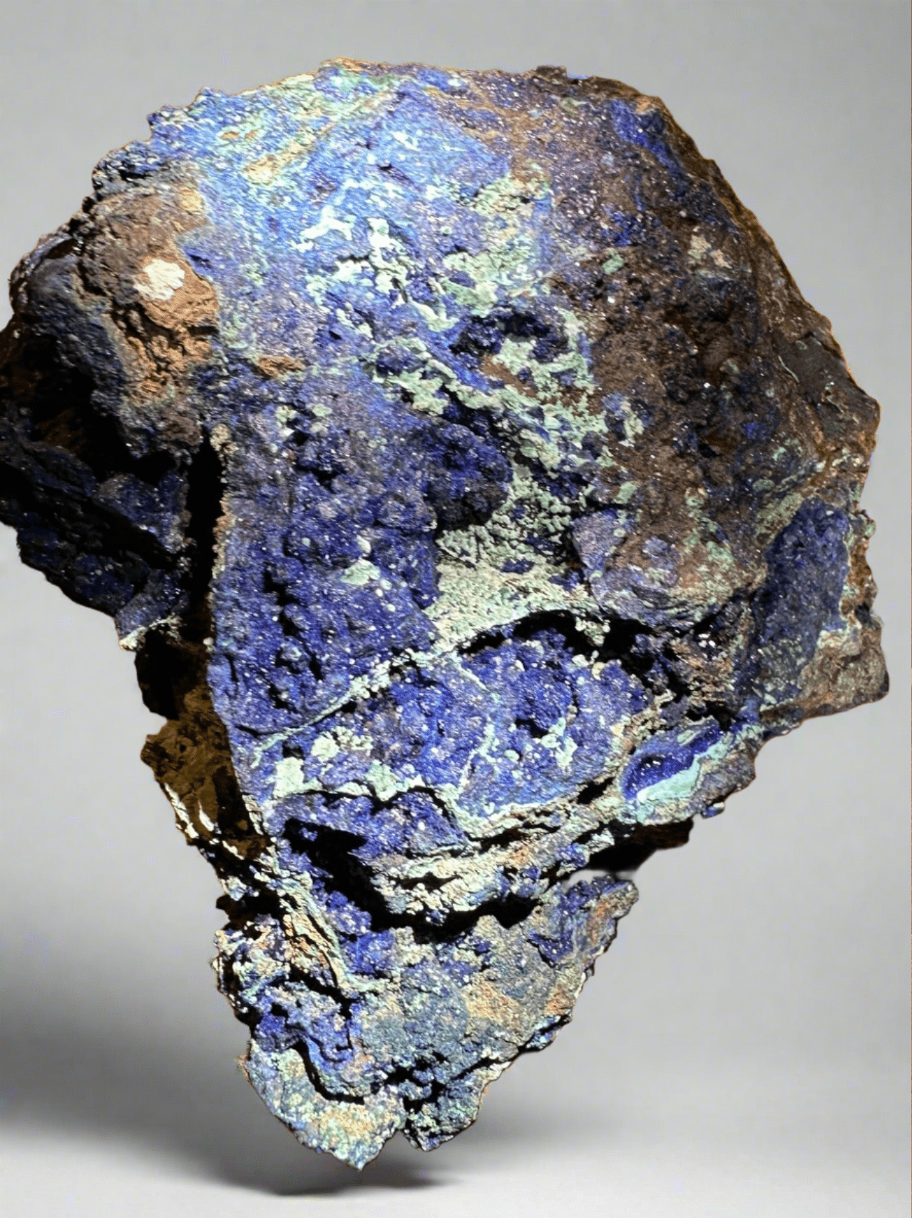 Azurite and Malachite - Large Cabinet Specimen - Earth & Hammer