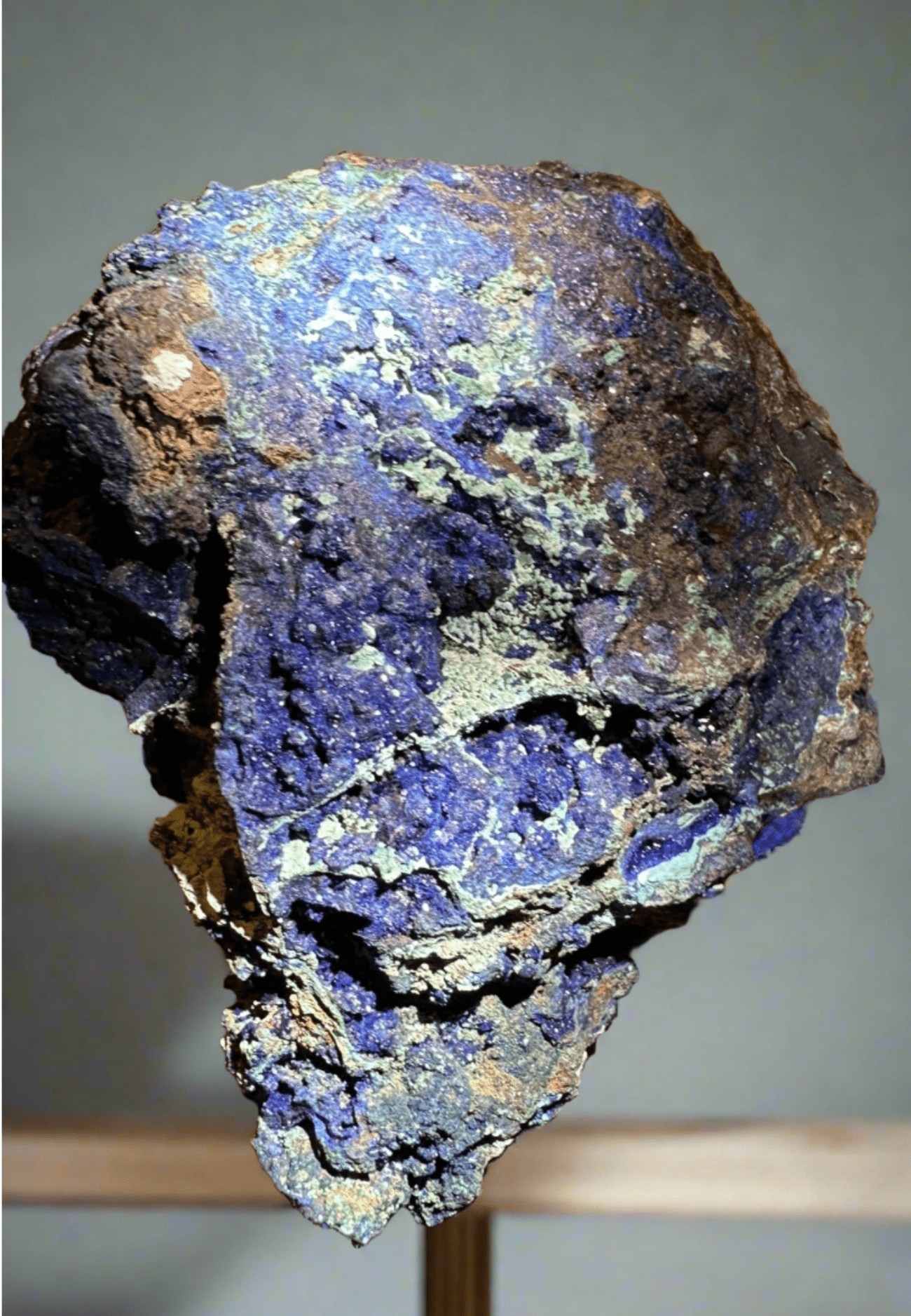 Azurite and Malachite - Large Cabinet Specimen - Earth & Hammer