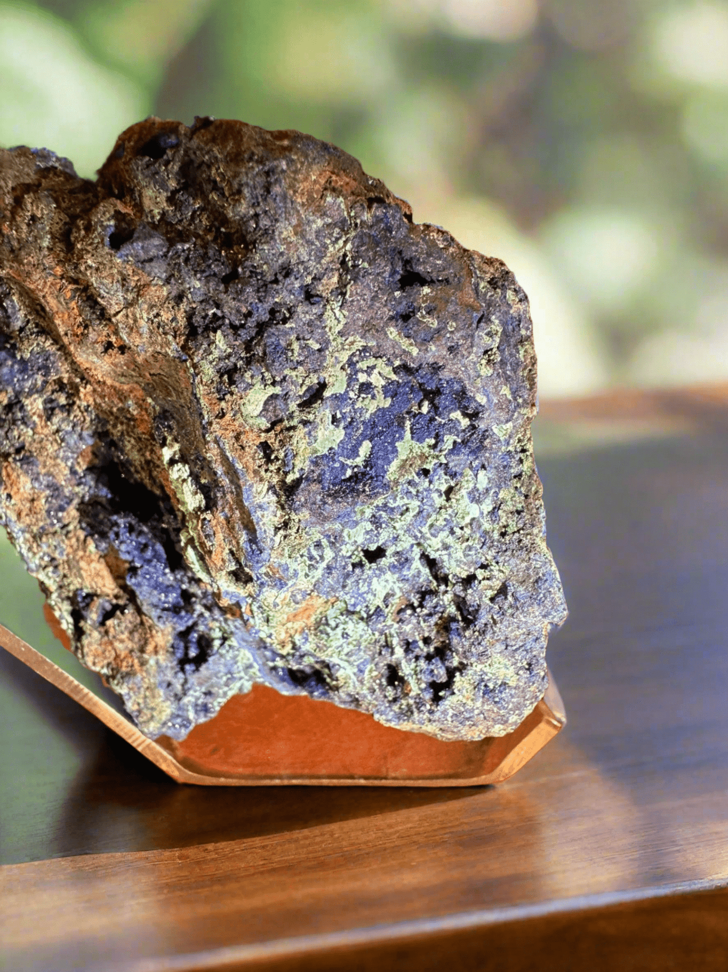 Azurite and Malachite - Large Cabinet Specimen - Earth & Hammer