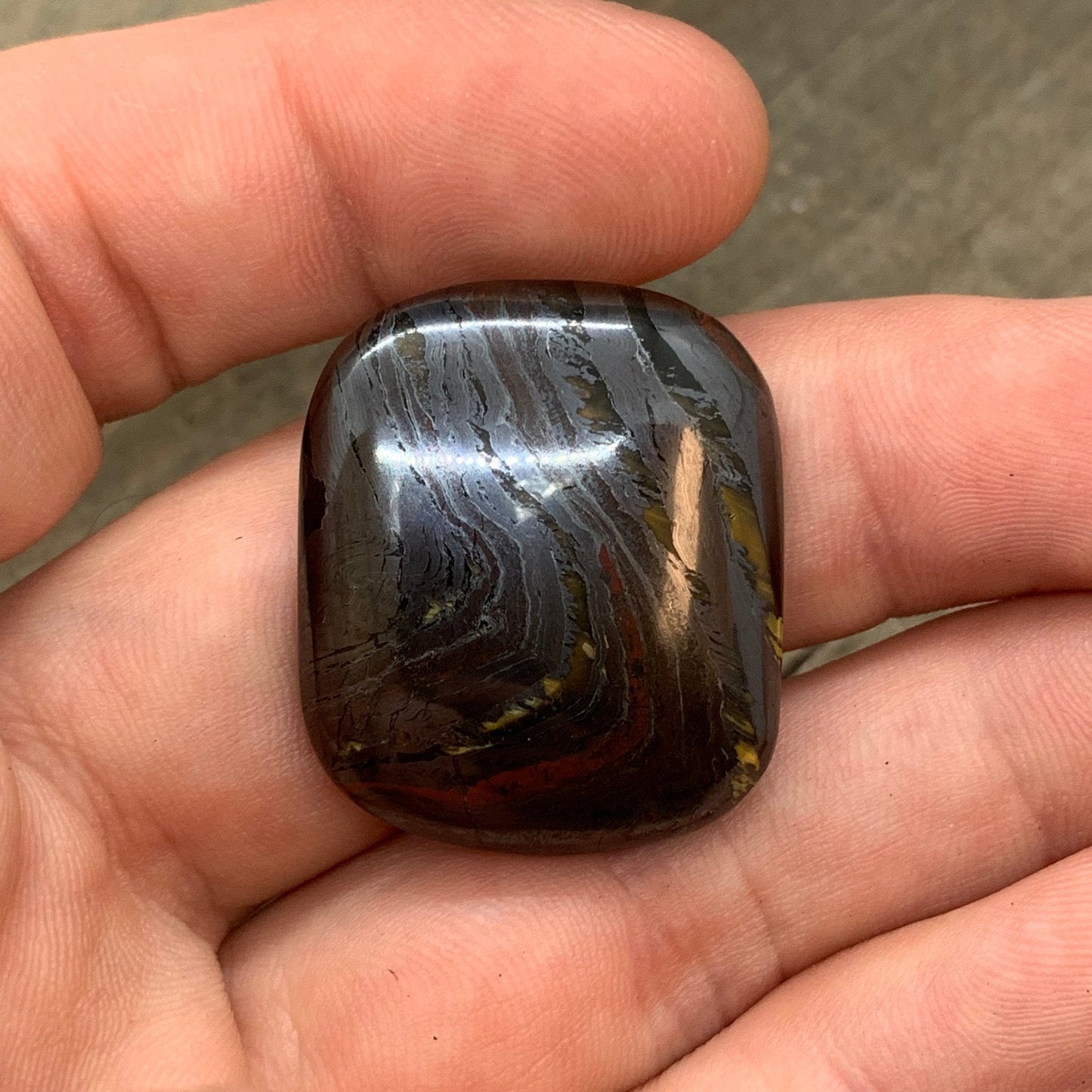 Banded Iron Formation "Tiger Iron" Cabochon - 59 carats - Earth & Hammer