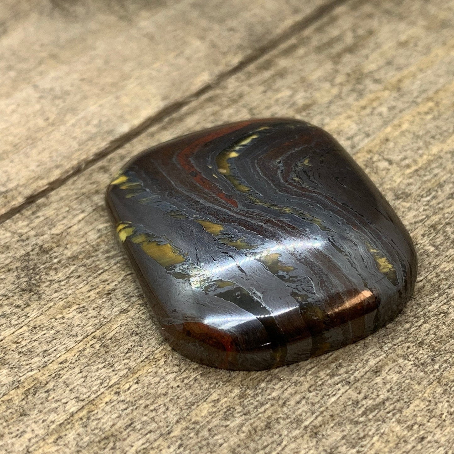 Banded Iron Formation "Tiger Iron" Cabochon - 59 carats - Earth & Hammer