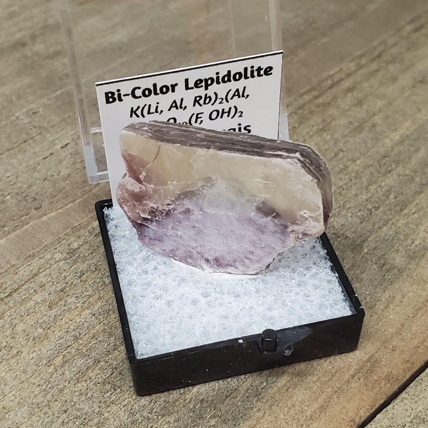 Bi - Color Lepidolite Specimen - Earth & Hammer