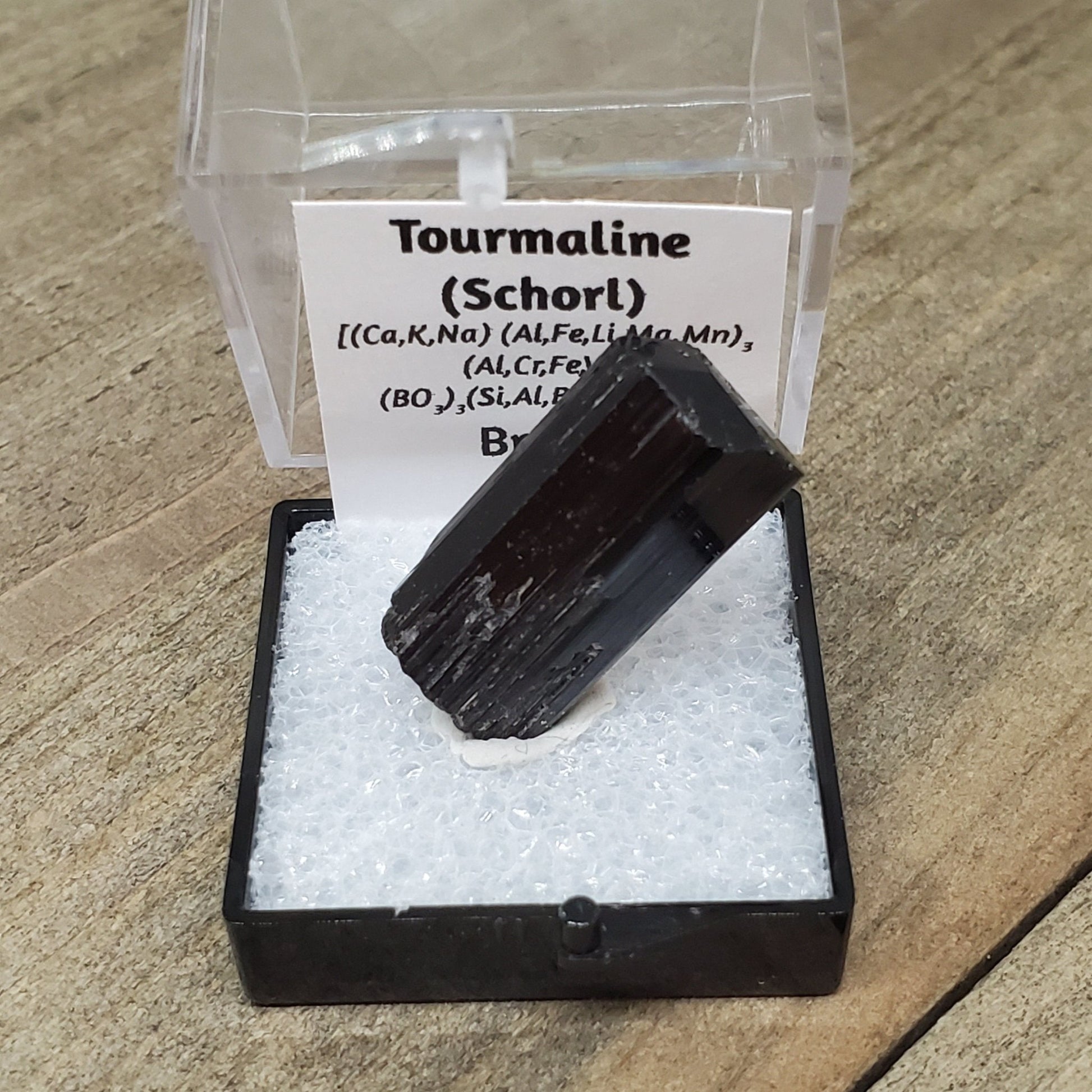 Black Tourmaline (Schorl) Specimen #2 - Earth & Hammer