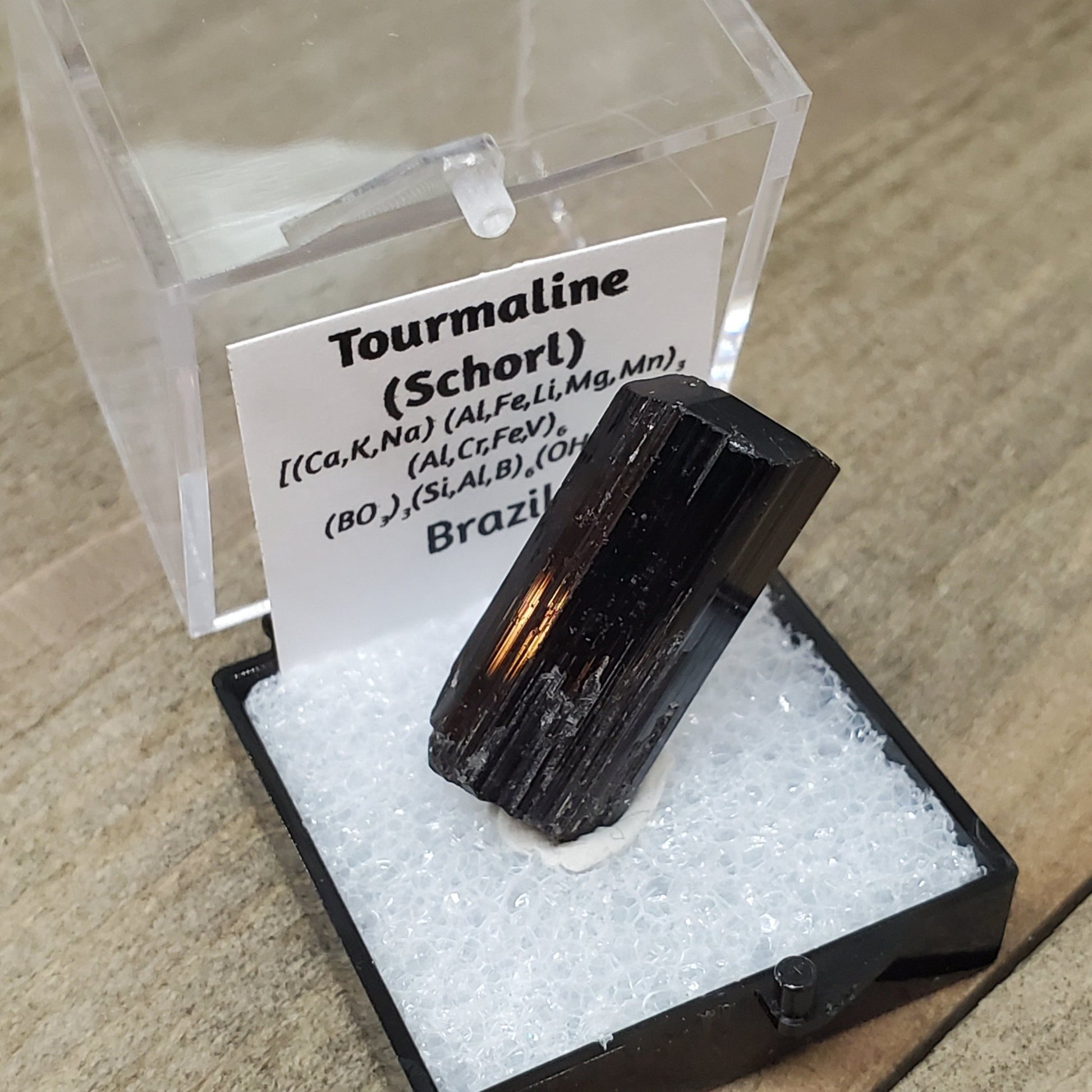 Black Tourmaline (Schorl) Specimen #2 - Earth & Hammer