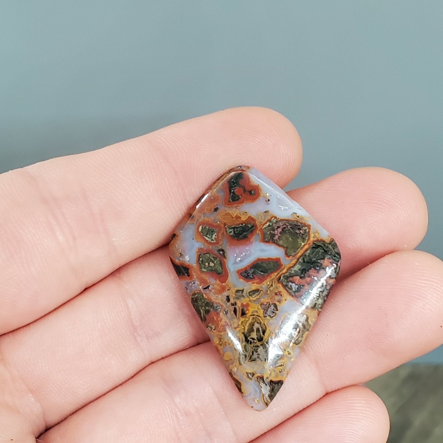 Brecciated Agate Cabochon - 32 carats - Earth & Hammer