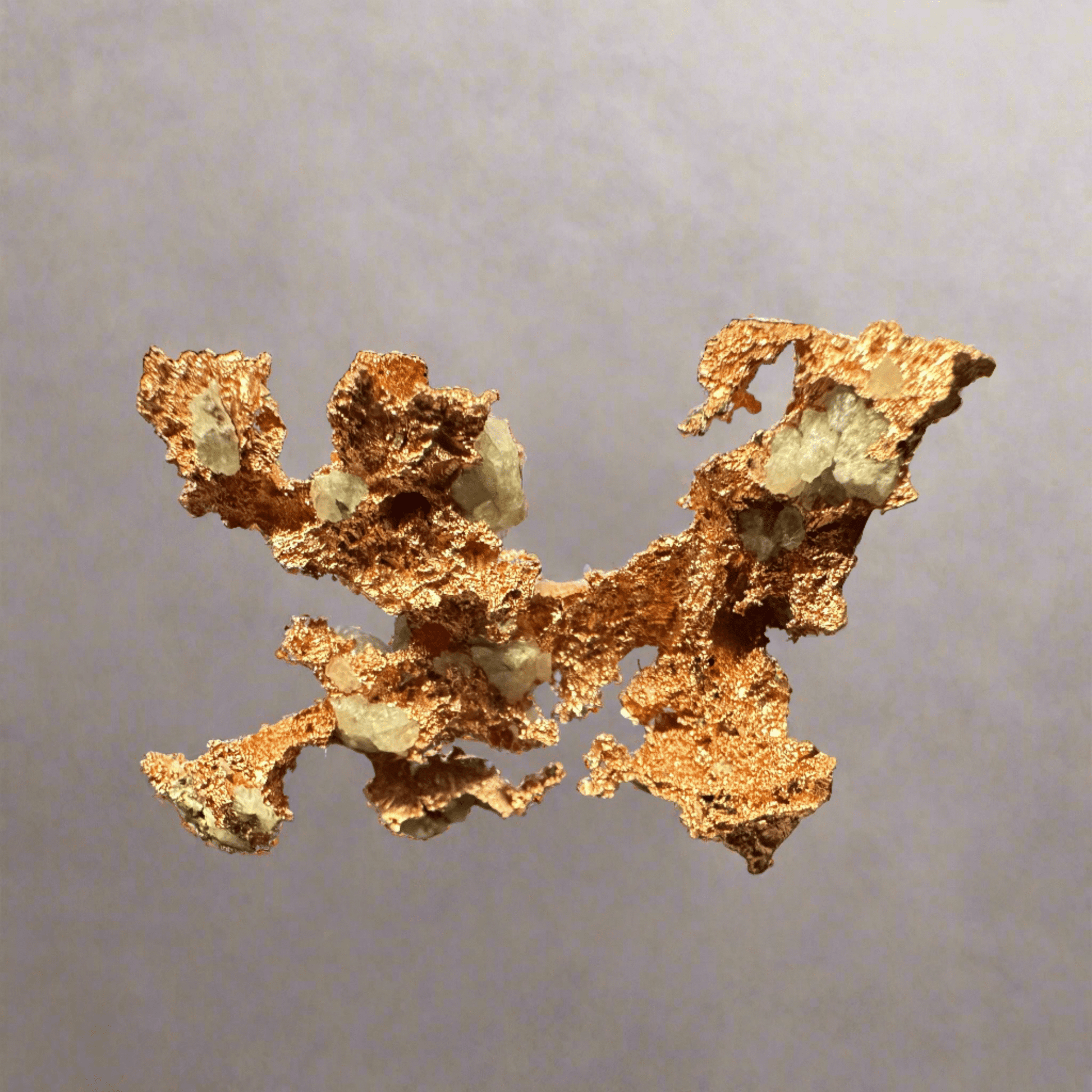 Copper with Feldspar - Earth & Hammer