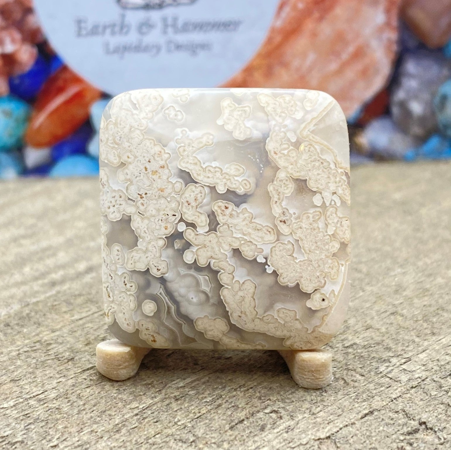 Crazy Lace Agate Cabochon - 36 Carats - Earth & Hammer