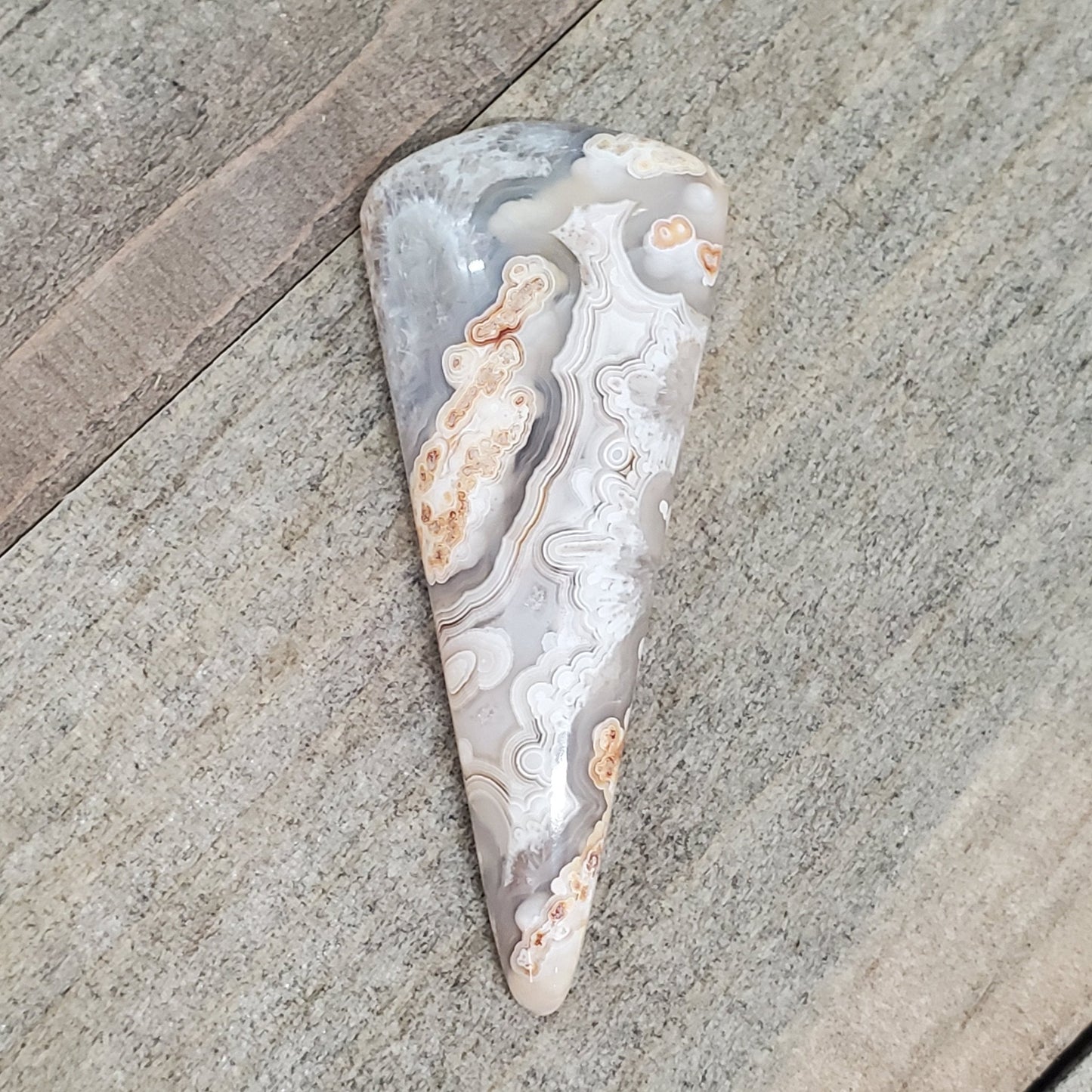 Crazy Lace Agate Cabochon - 43.25 Carats - Earth & Hammer