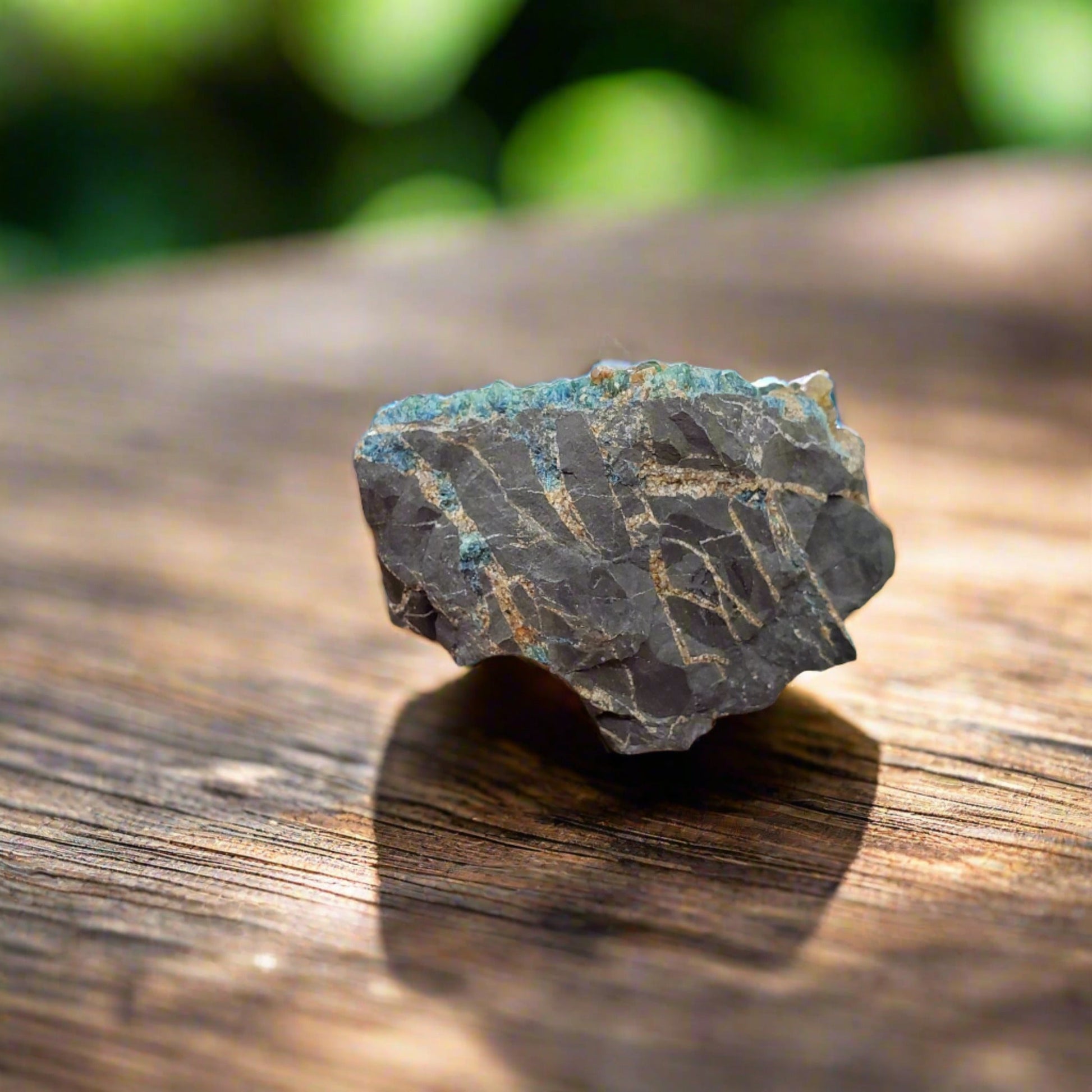 Lazulite with Quartz & Siderite (Canada) - Earth & Hammer