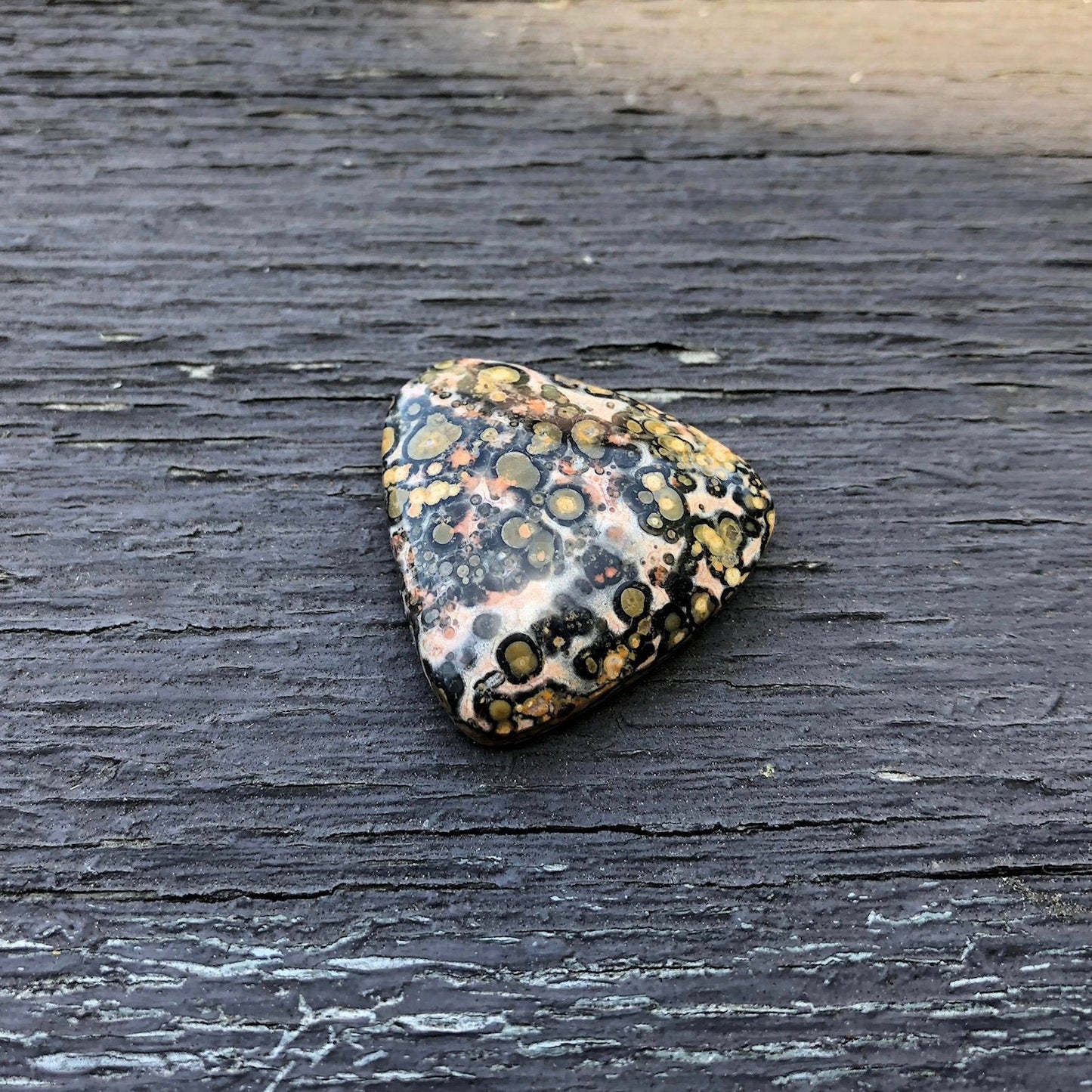 Leopard Skin Jasper Cabochon - 36.2 carats (~27 mm) - Earth & Hammer