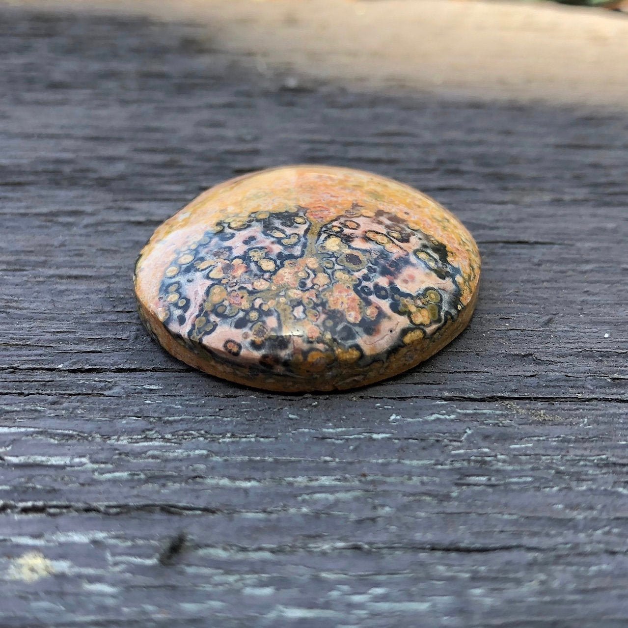 Leopard Skin Jasper Cabochon - 54 carats (31 mm x 34 mm) - Earth & Hammer