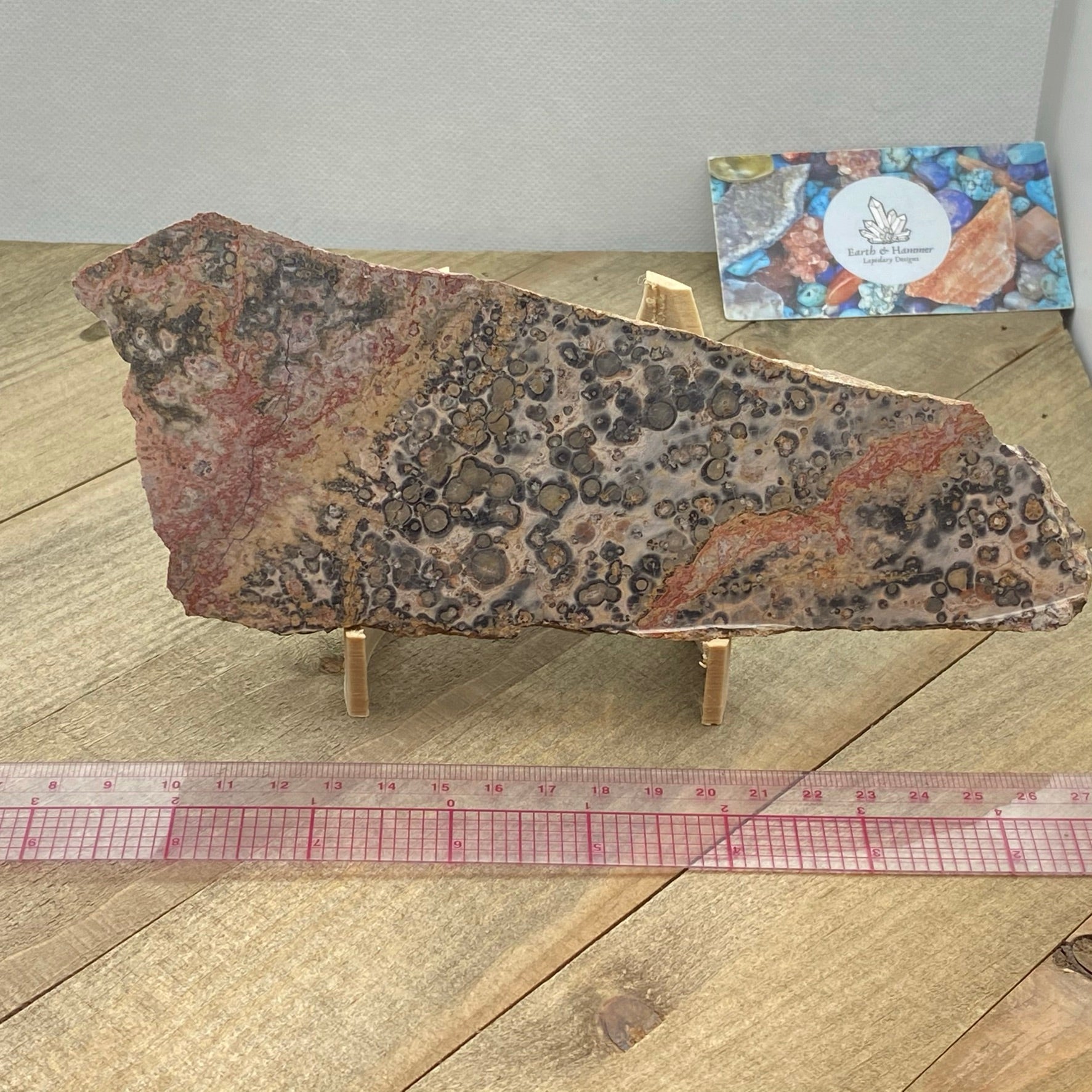 Leopard Skin Jasper Slab - Earth & Hammer