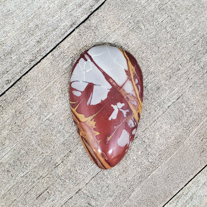 Noreena Jasper Cabochon - 45.6 carats (38 mm x 23 mm) - Earth & Hammer