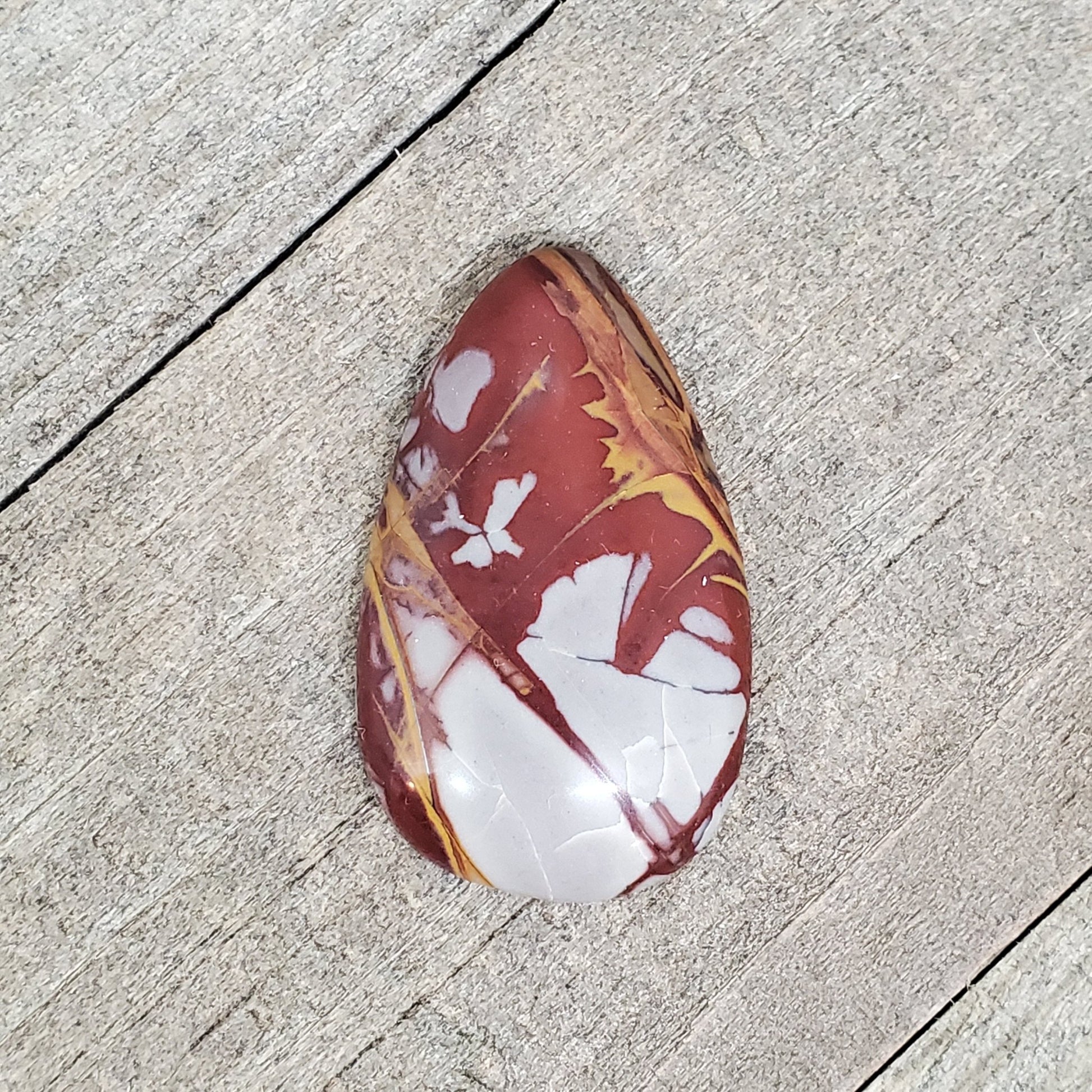 Noreena Jasper Cabochon - 45.6 carats (38 mm x 23 mm) - Earth & Hammer