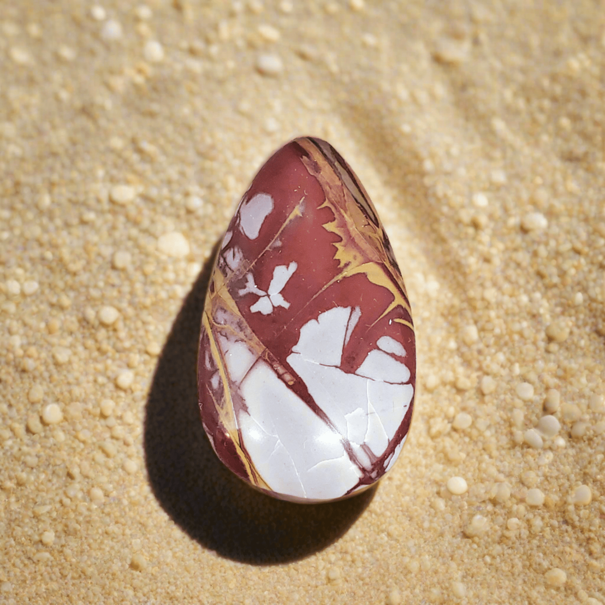 Noreena Jasper Cabochon - 45.6 carats (38 mm x 23 mm) - Earth & Hammer