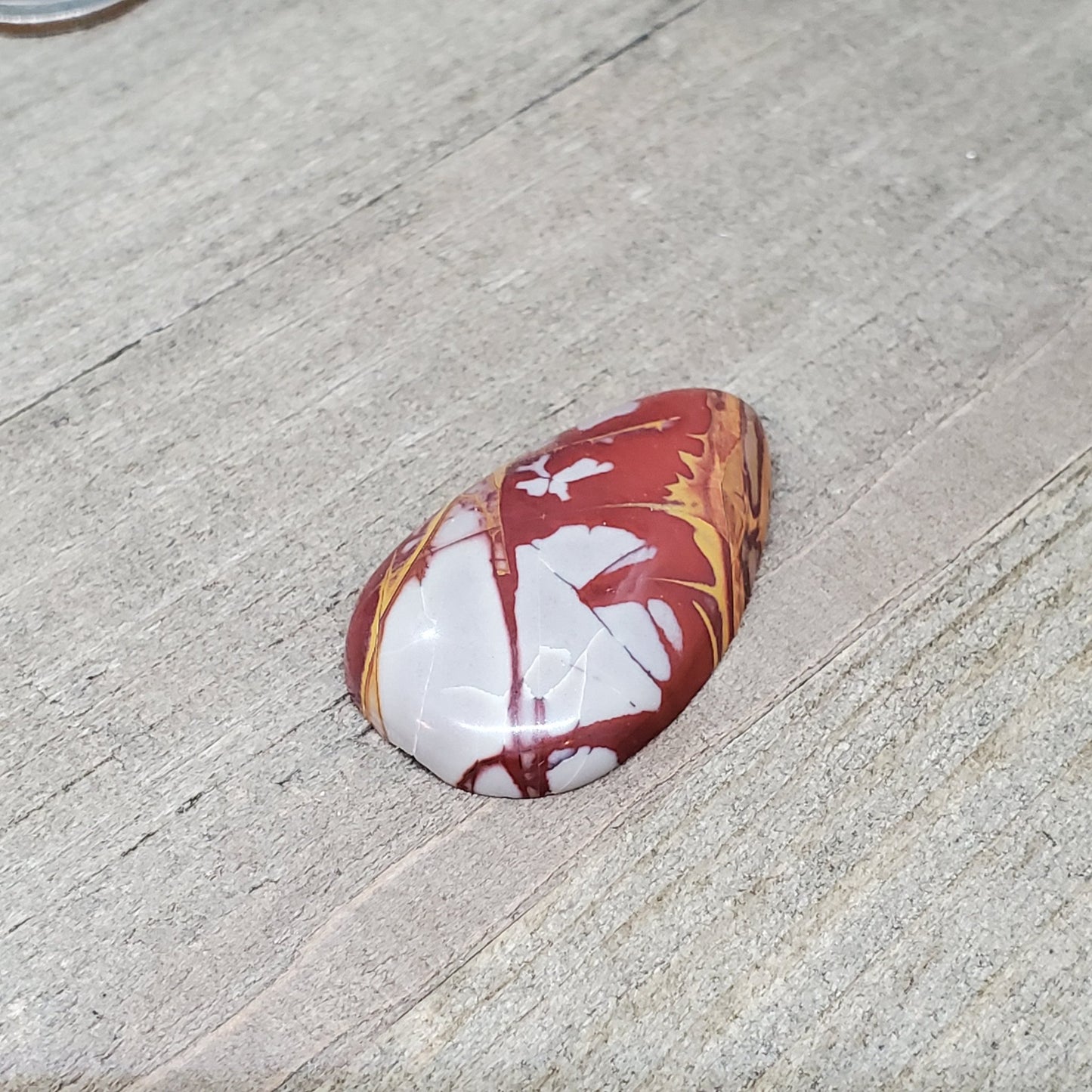 Noreena Jasper Cabochon - 45.6 carats (38 mm x 23 mm) - Earth & Hammer