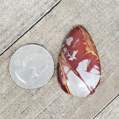 Noreena Jasper Cabochon - 45.6 carats (38 mm x 23 mm) - Earth & Hammer