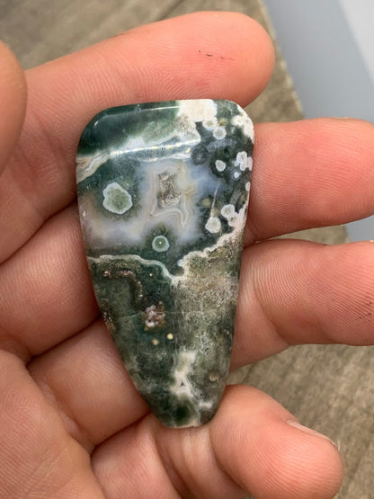 Ocean Jasper Cabochon - 58.6 carats (48.2 mm x 25.5 mm) - Earth & Hammer