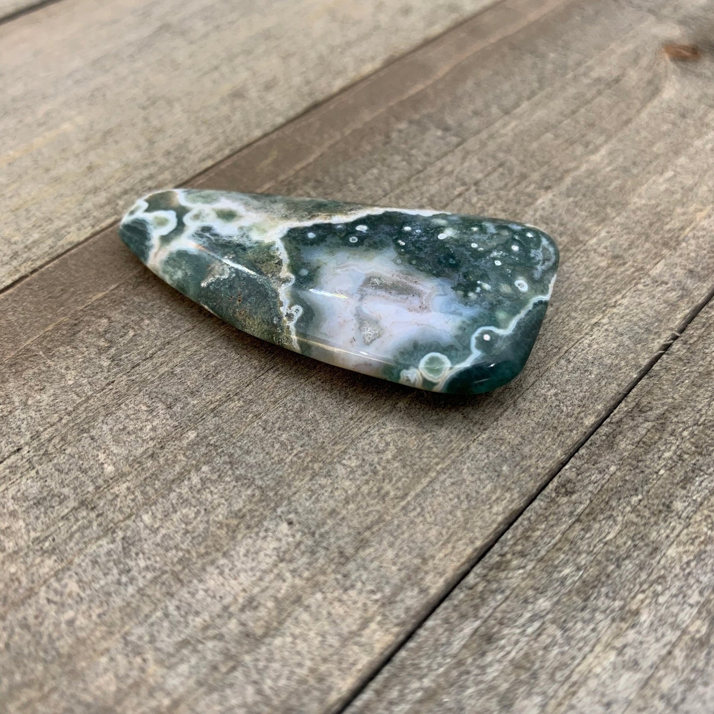 Ocean Jasper Cabochon - 58.6 carats (48.2 mm x 25.5 mm) - Earth & Hammer