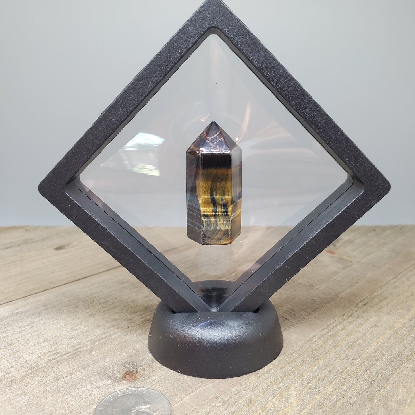 Tiger's Eye / Falcon's Eye Obelisk Display