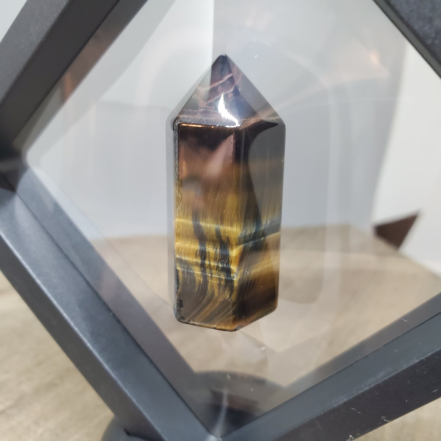 Tiger's Eye / Falcon's Eye Obelisk Display